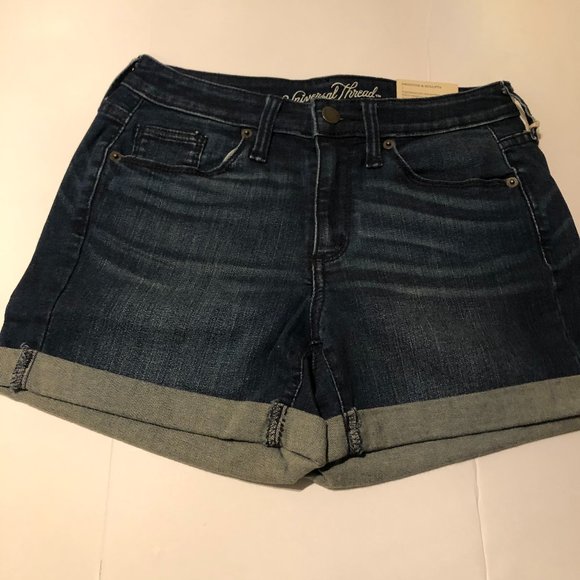 Ladies Universal Thread Mid-Rise Slim Fit Midi - Picture 1 of 5